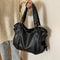 Large Capacity Soft Leather Hobo Handbag Stylish Tote Bag For Women Everyday Shoulder Purse 8