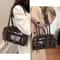 Retro Shoulder Bag Women YK Hobo Bag Boston Style Coffee Handbag 0