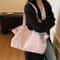 Vintage Large Capacity Top Handle Shoulder Tote Bag For Women 0