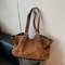 Vintage Large Capacity Top Handle Shoulder Tote Bag For Women 8