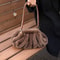 Luxury Faux Fur Shoulder Bag Soft Plush Hobo Winter Designer Tote 2
