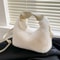 Faux Fur Plush Half Moon Shoulder Bag For Women Soft Crossbody Winter Handbag 8