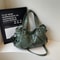 Elegant PU Leather One Shoulder Bag Large Capacity Tote Crossbody Handbag 6