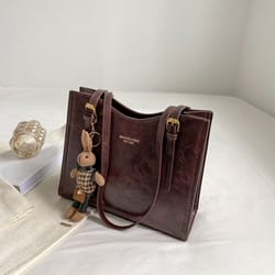 vintage slouchy tote shoulder bag large capacity travel handbag for women