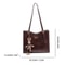 Vintage Slouchy Tote Shoulder Bag Large Capacity Travel Handbag For Women 5