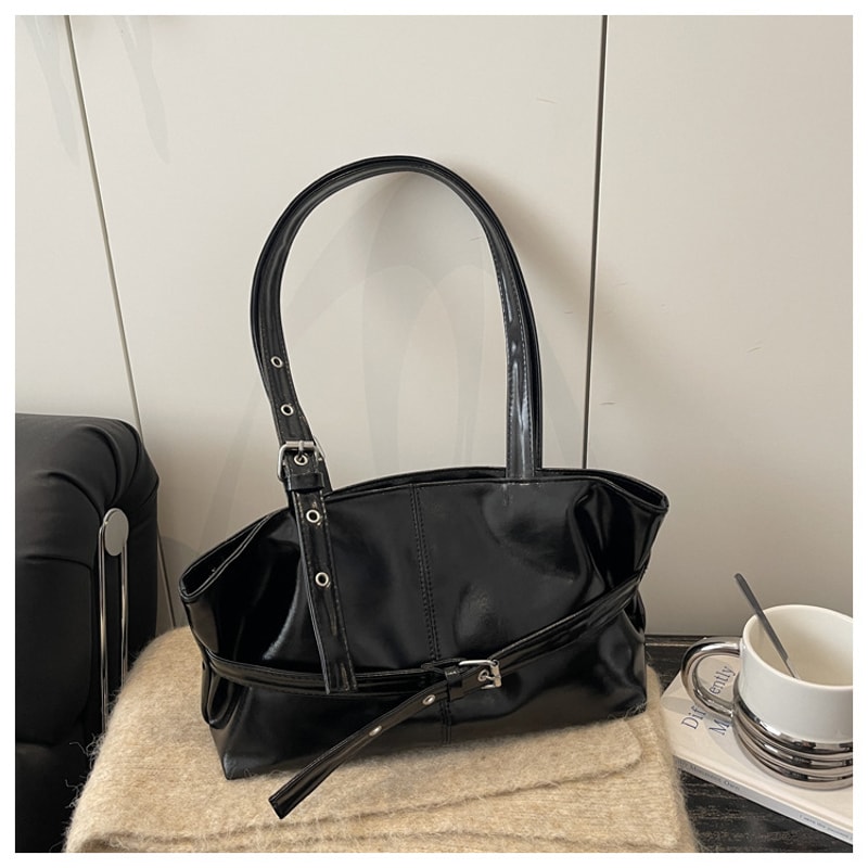 Large Capacity Tote Bag for Women Vintage Shoulder Commuter Handbag