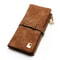 Elegant Nubuck Leather Women Wallet Long Zipper Clutch With Card Holder 1
