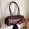 Elegant Large Capacity Shoulder Bag For Women PU Leather Everyday Tote Purse 1