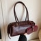 Elegant Large Capacity Shoulder Bag For Women PU Leather Everyday Tote Purse 9