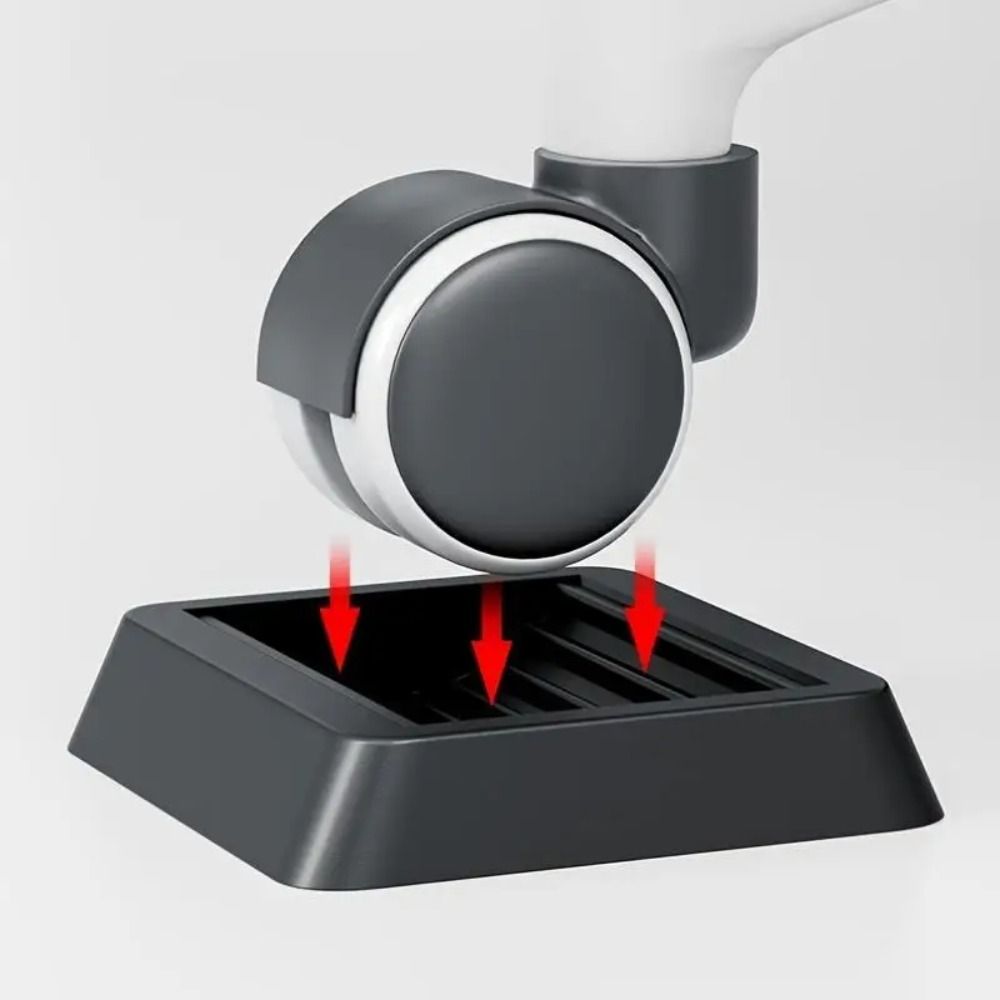 Anti Slip Chair Wheel Stoppers Floor Protectors Set For Hardwood And Tile 5