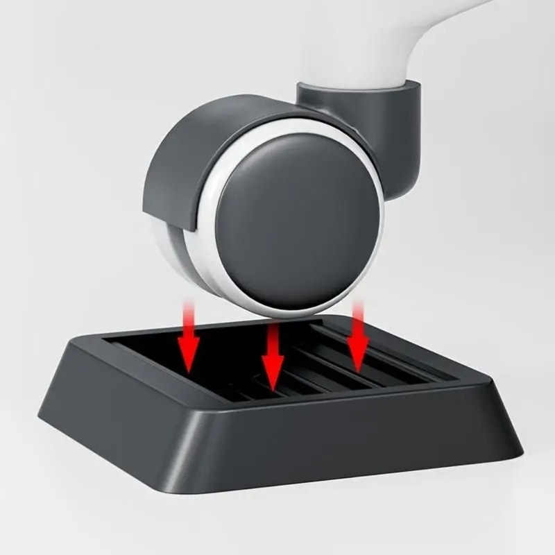 Anti Slip Chair Wheel Stoppers Floor Protectors Set For Hardwood And Tile 5