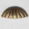 Antique Brass Shell Drawer Pulls Vintage Cabinet Knobs For Furniture Upgrade 2