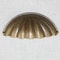 Antique Brass Shell Drawer Pulls Vintage Cabinet Knobs For Furniture Upgrade 2