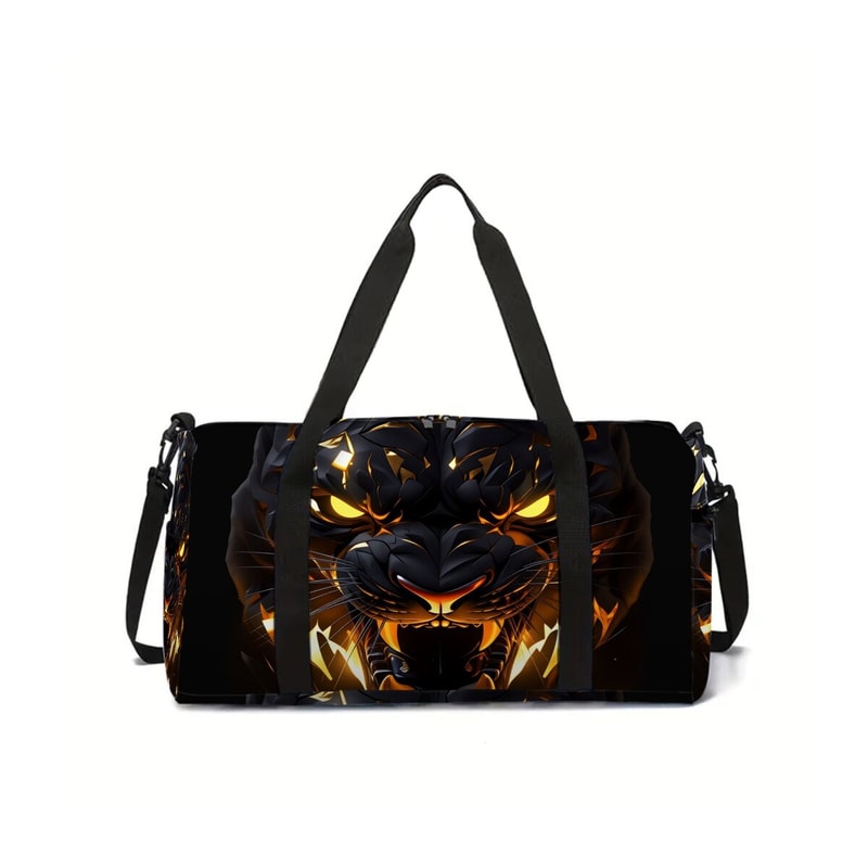 Cartoon Animal Kids Travel Duffel Bag Large Capacity Gym & Overnight Luggage