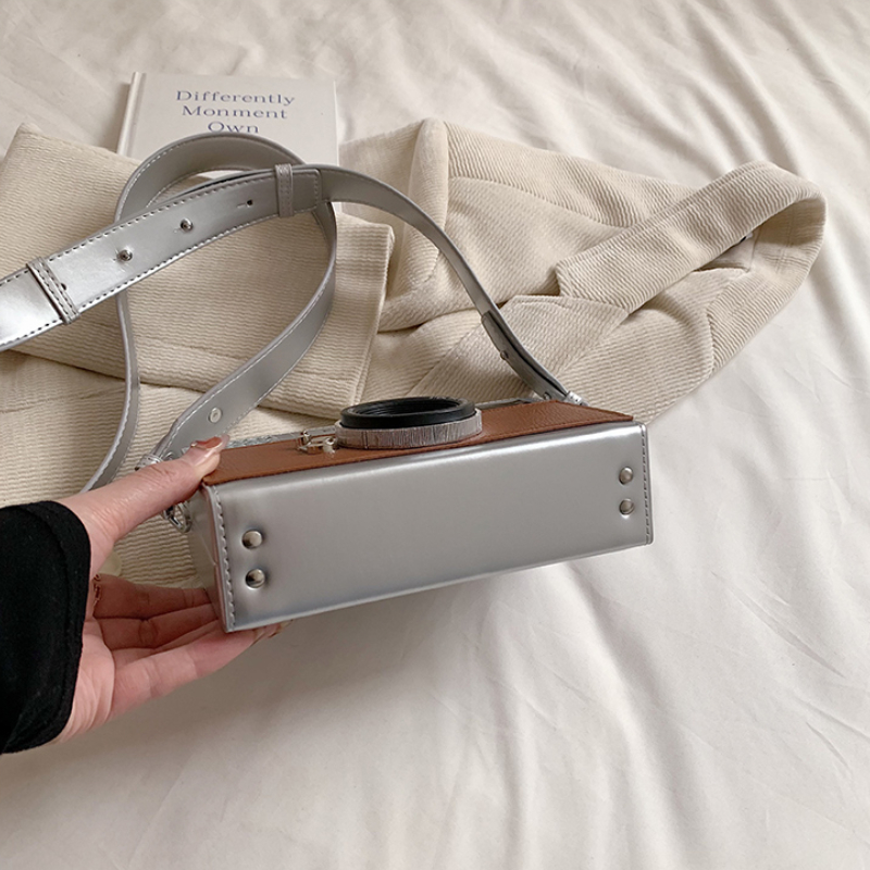 Retro Camera Crossbody Bag Vintage PU Leather Mini Shoulder Purse For Women And Men 7