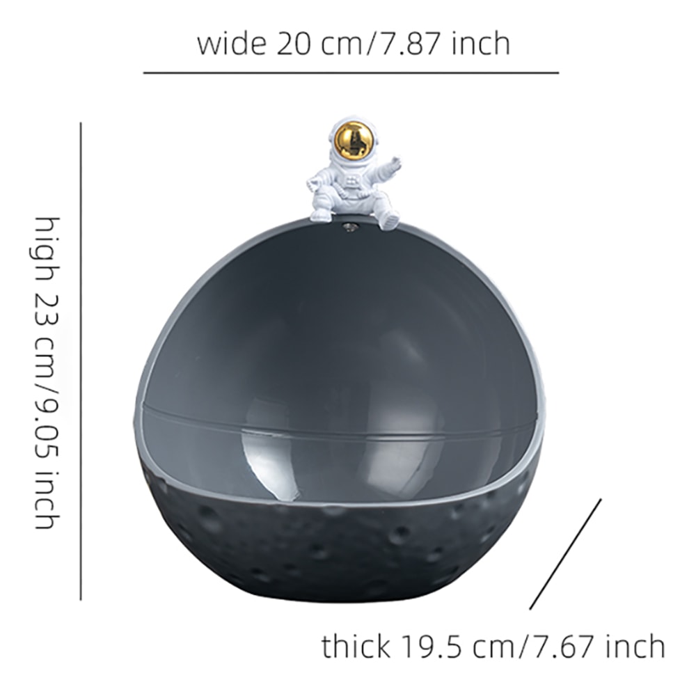 Astronaut Keychain Storage Box Moon Organizer For Desk Decor 10