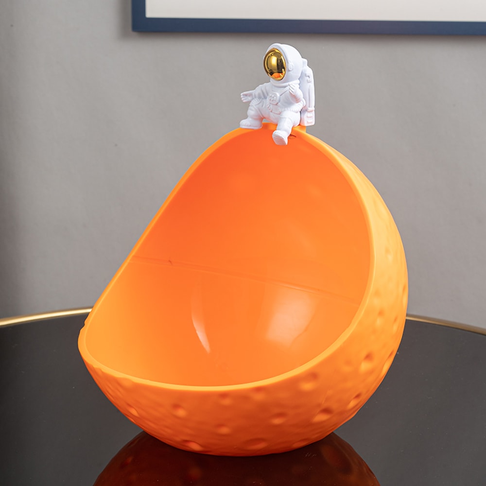 Astronaut Keychain Storage Box Moon Organizer For Desk Decor 5
