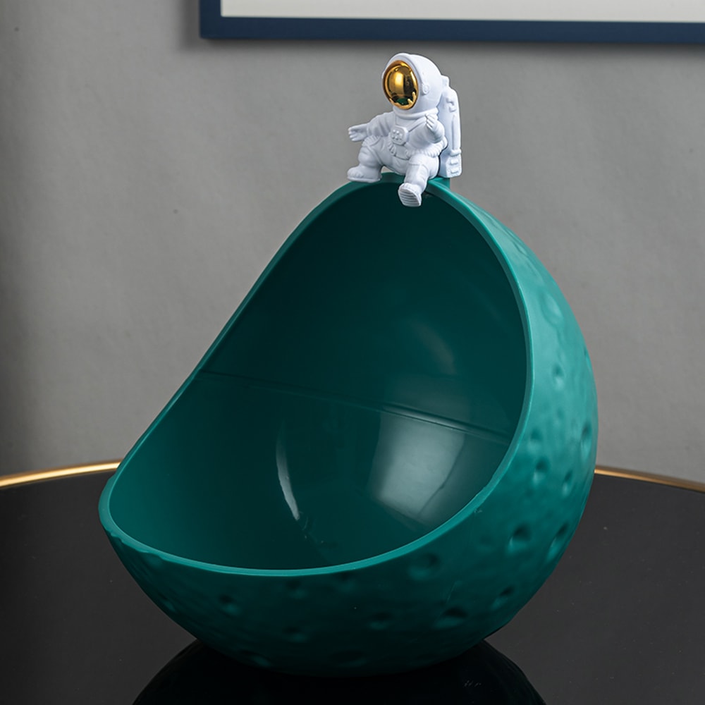 Astronaut Keychain Storage Box Moon Organizer For Desk Decor 6