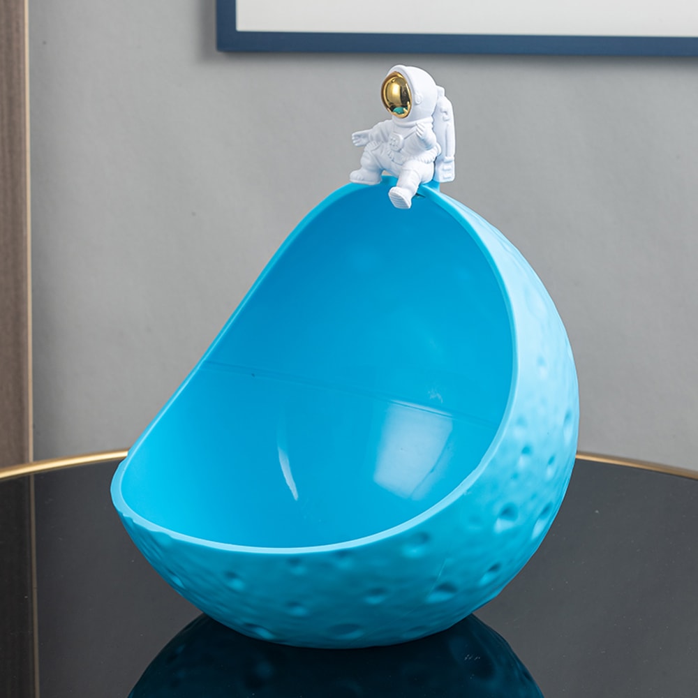Astronaut Keychain Storage Box Moon Organizer For Desk Decor 7