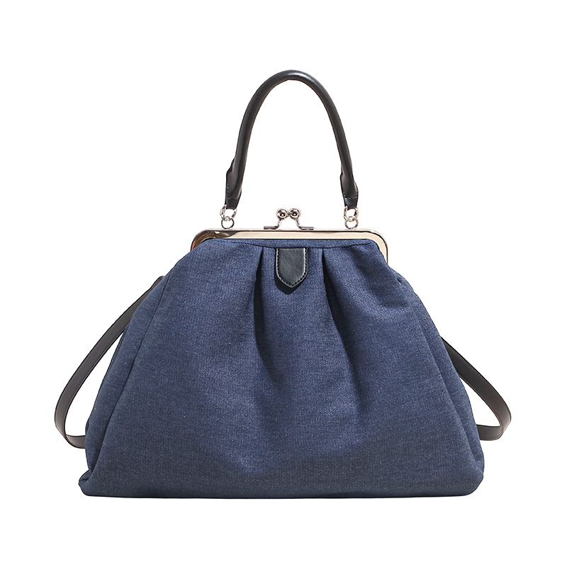 Leopard Print Kiss Lock Clutch Bag For Women Vintage Shoulder Handbag 8