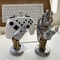 Cyberpunk Robotic Hand Gamepad Holder SciFi Desk Organizer For Controller Phone Keys 1