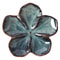 Vintage Flower Shaped Ceramic Sauce Dish Multi Color Mini Decorative Plate