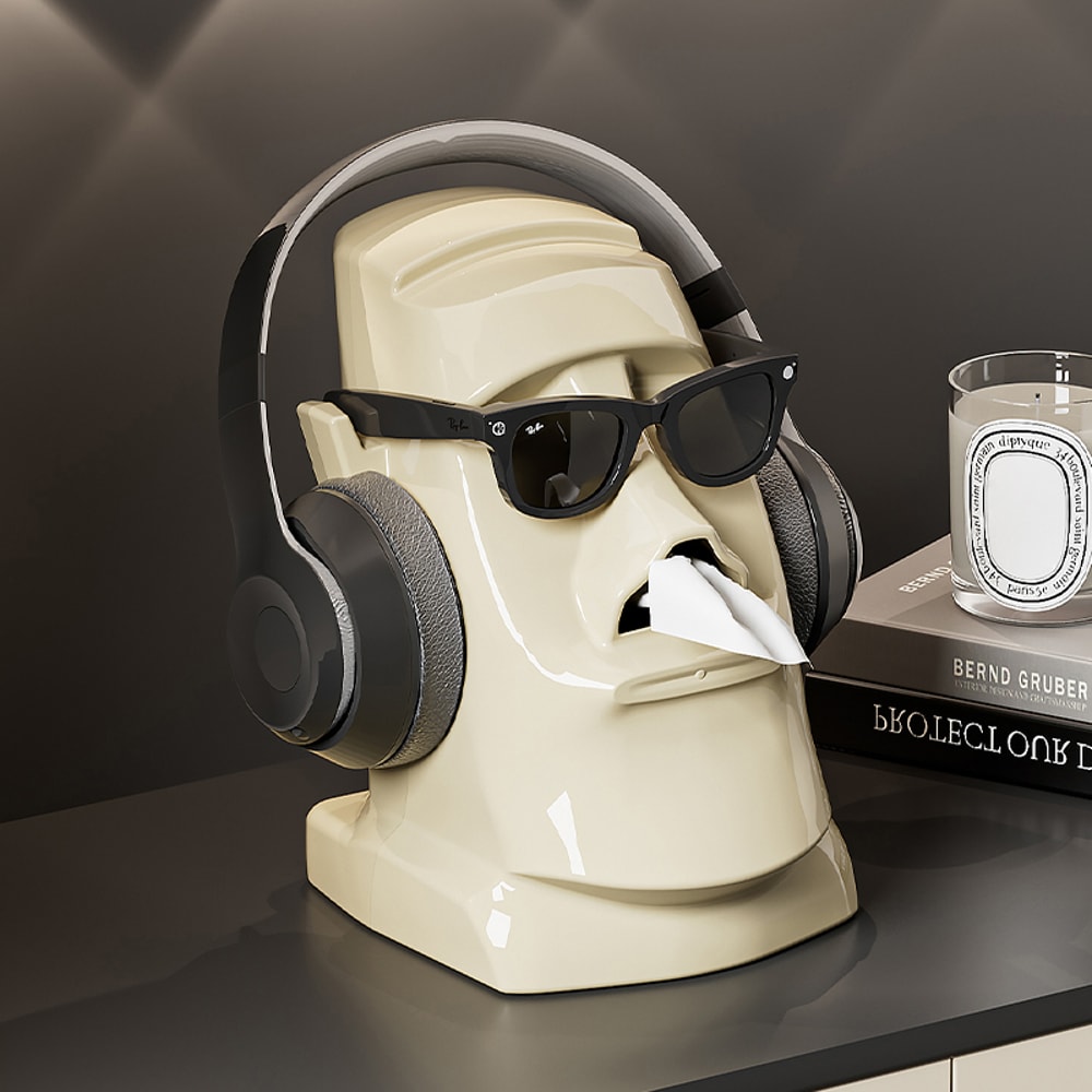 Multi Compartment Desk Organizer With Tissue Holder For Glasses Earphones Accessories 3