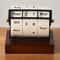 Rotating Perpetual Calendar Desk Wheel Elegant Vintage Desk Calendar Display 3