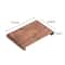 Retro Wooden Serving Tray Decorative Display Rack for Coffee Table Heat Resistant Thick Wooden Tray