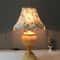 European Pearl Tassel Lampshade Cover For Table Floor Lamp Elegant Fabric Shade 0