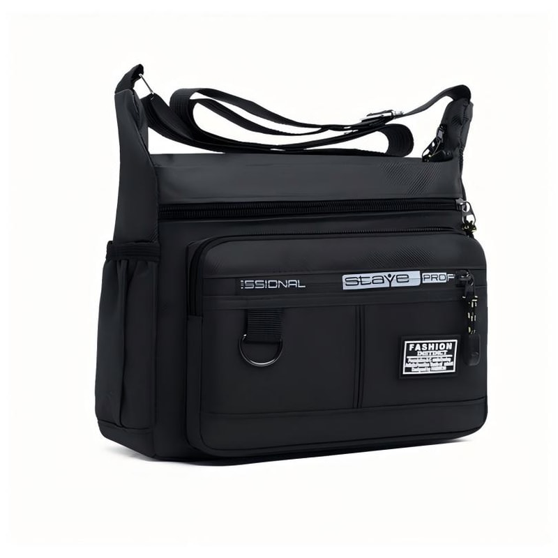 UrbanFlex Oxford Crossbody Messenger Bag With Multi Pocket Storage 5