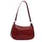 Cherry Charm PU Leather Shoulder Bag For Women Casual Crossbody Handbag 0