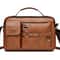 Waterproof Messenger Bag For Men Large Capacity Laptop Briefcase Retro Work Shoulder Bag 6