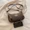 Vintage Leather Crossbody Handbag For Women Adjustable Strap Messenger Purse 2