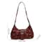 Vintage Leather Shoulder Bag Retro Armpit Purse For Women 3