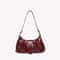 Vintage Leather Shoulder Bag Retro Armpit Purse For Women 5