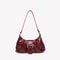 Vintage Leather Shoulder Bag Retro Armpit Purse For Women 5