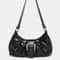 Vintage Leather Shoulder Bag Retro Armpit Purse For Women 10