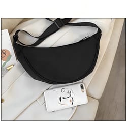 large capacity nylon dumpling shoulder bag for women travel tote