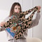 Foldable Leopard Print Shopping Bag Reusable Large Capacity Tote 1