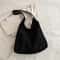 Vintage Suede Tote Bag Large Capacity Shoulder Handbag For Everyday Commuting 7