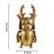 Golden Resin Beetle Wall Decor Sculpture For Living Room Artistic Insect Display 5