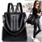 Soft Leather Large Capacity Backpack For Women Casual College Travel Bag 1