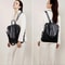 Soft Leather Large Capacity Backpack For Women Casual College Travel Bag 2
