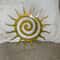 Antique Coiled Star Metal Wall Sculpture For Outdoor Wall Decor Rustic Garden Accent 3