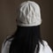 Foldable Linen Sun Hat For Women Wide Brim Bucket Hat For Beach Travel 3