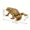 Feng Shui Money Toad Brass Statue Lucky Wealth Decor For Home Office 2
