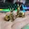 Vintage Brass Rabbit Tea Pet Feng Shui Zodiac Ornament Lucky Charm Decor 4