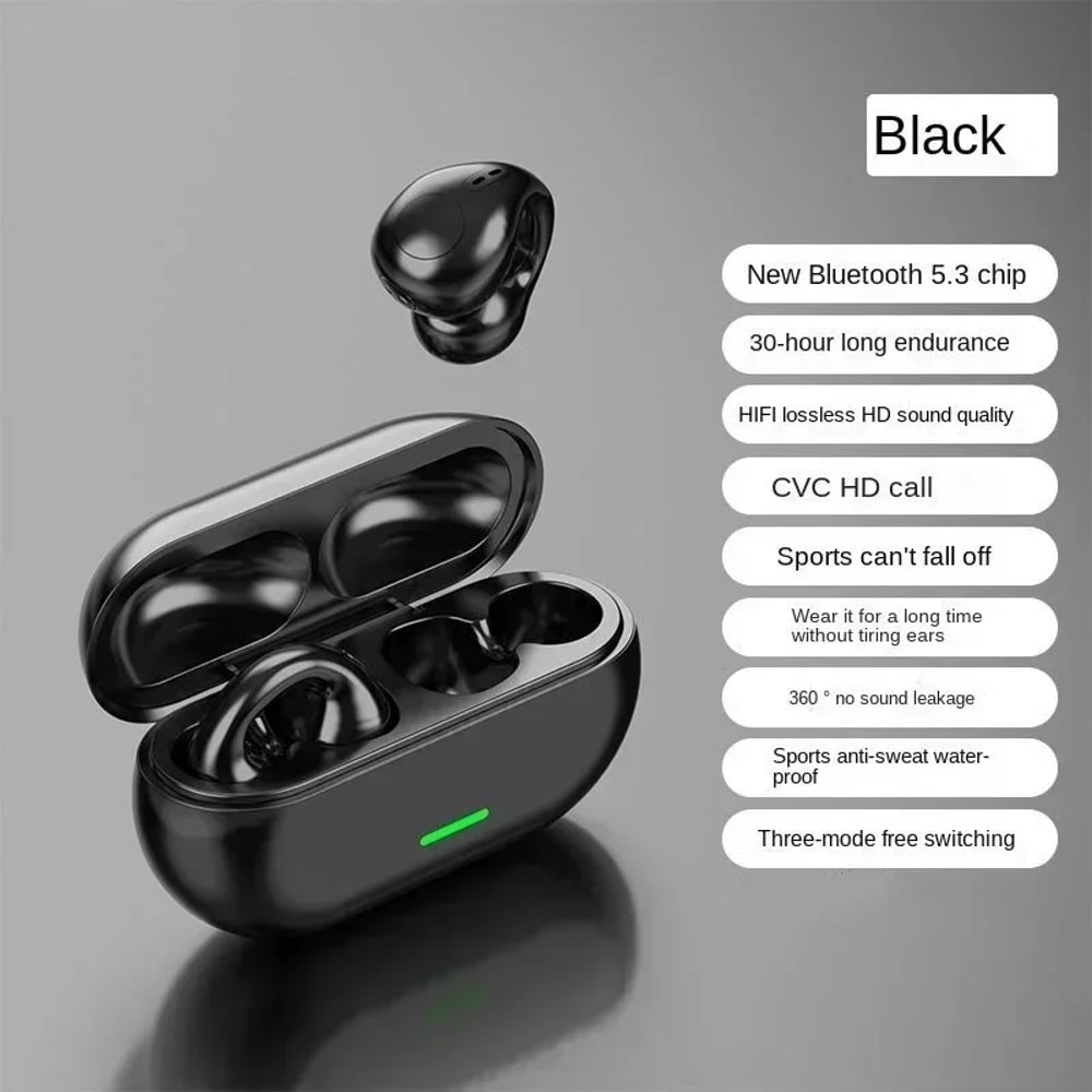Bone Conduction Headphones Wireless Bluetooth Sports Earphones Waterproof Open Ear Headset