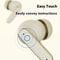 LeatherTouch Wireless Bluetooth Earbuds with Noise Cancellation & Long Battery Life